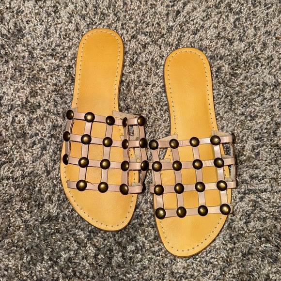 Leather sandals size 8 - Picture 1 of 7